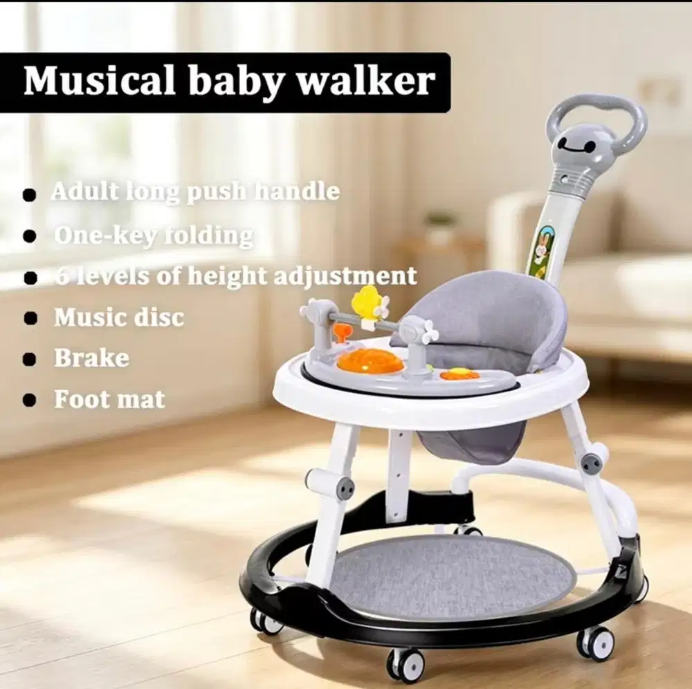 Baby walker roda bayi belajar jalan