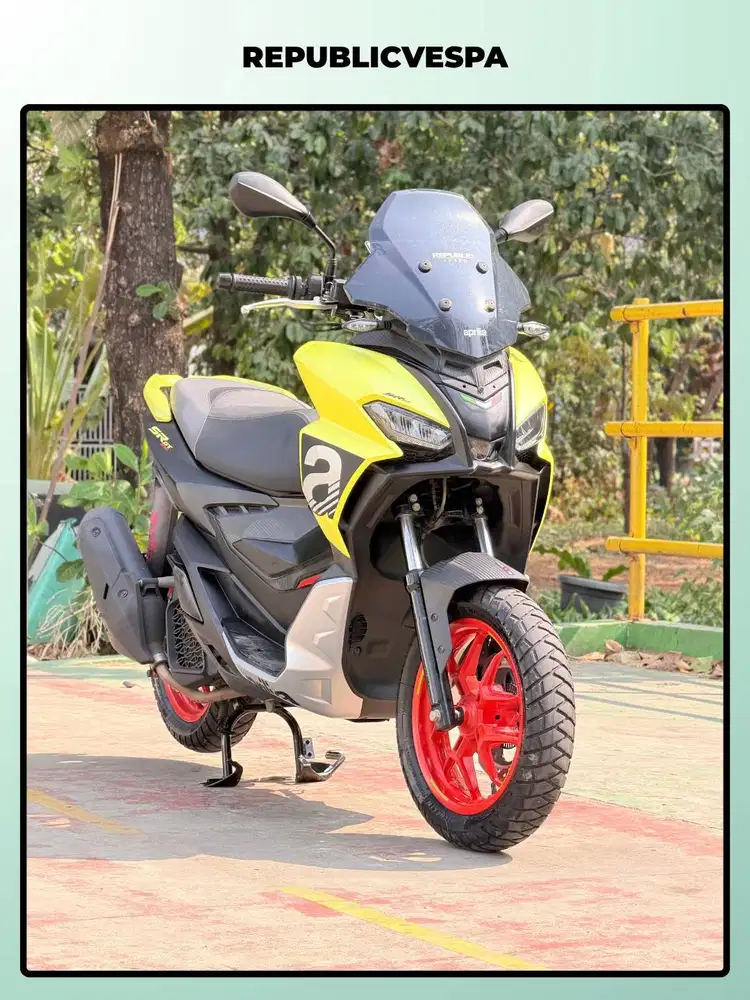 TERMURAH APRILIA SR GT 200 S TH 2024 WARNA STREET GOLD MATTE