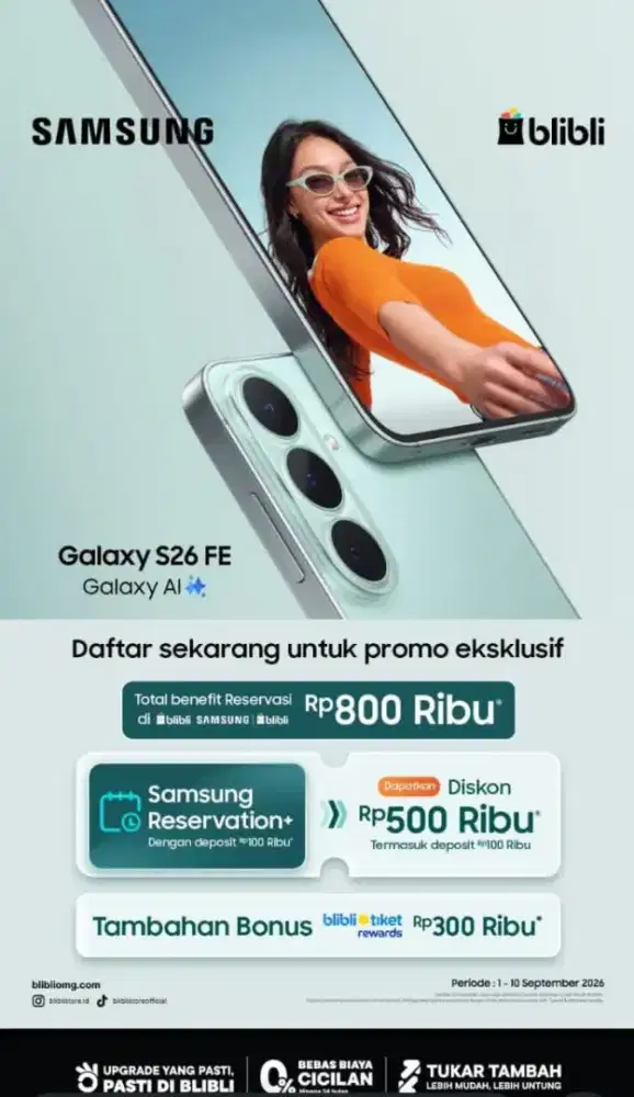 Cicilan Samsung Galaxy S26 FE