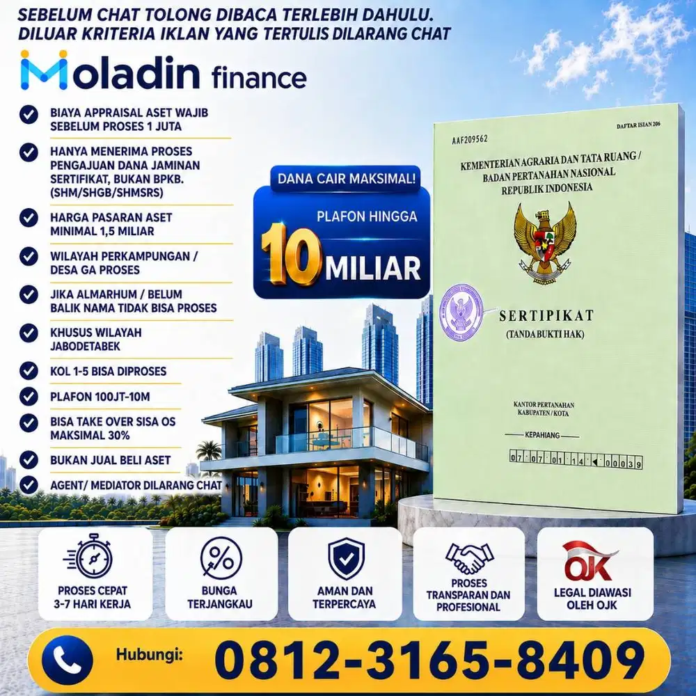 PENDANAAN JAMINAN SERTIFIKAT ASET (SHM/SHGB/SHMSRS)