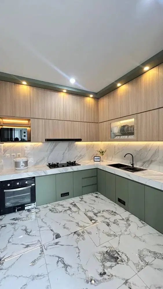 KITCHEN SET MINIMALIS, KEKINIAN CUSTOM