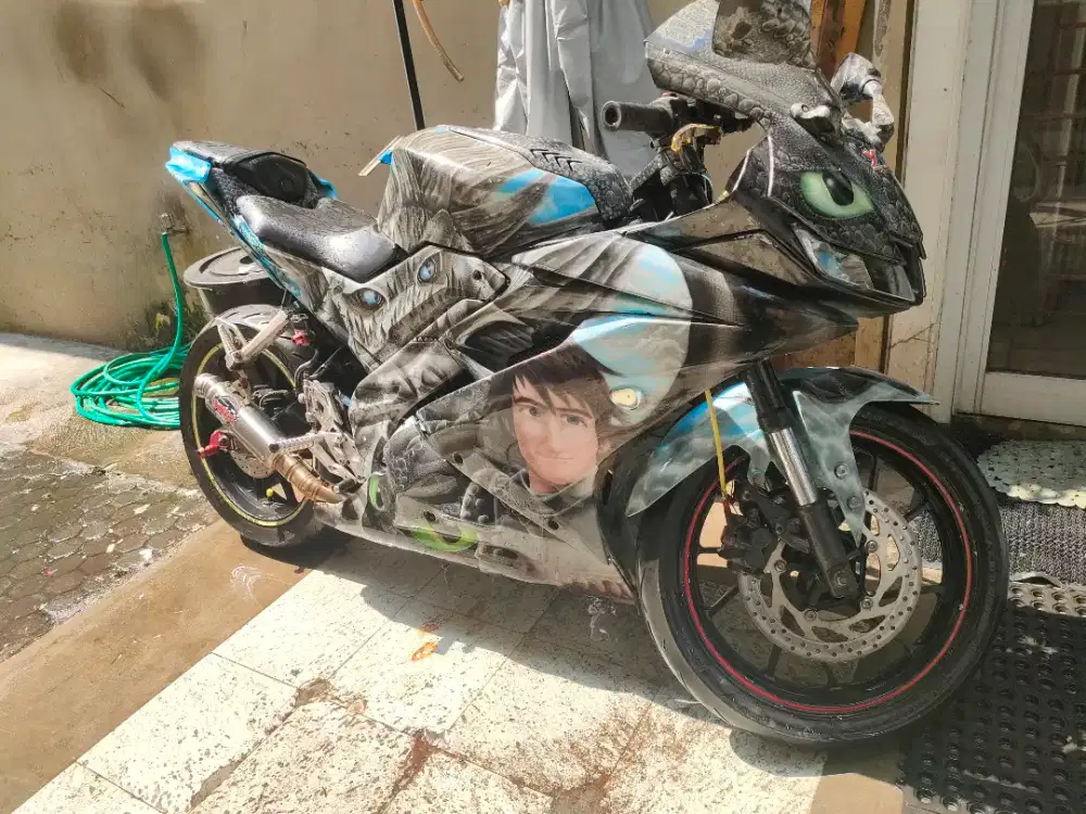 Yamaha R15 V3 All New Modifikasi Airbrush