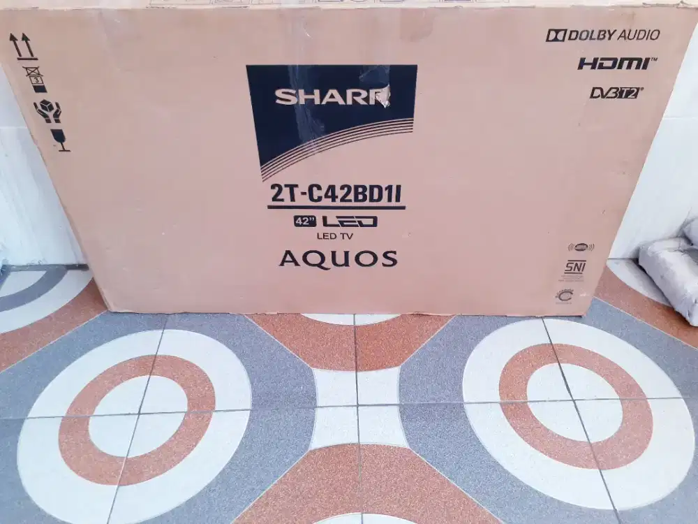 TV LED SHARP 42IN FHD DIGITAL TV KONDISI NORMAL GARANSI [S6]