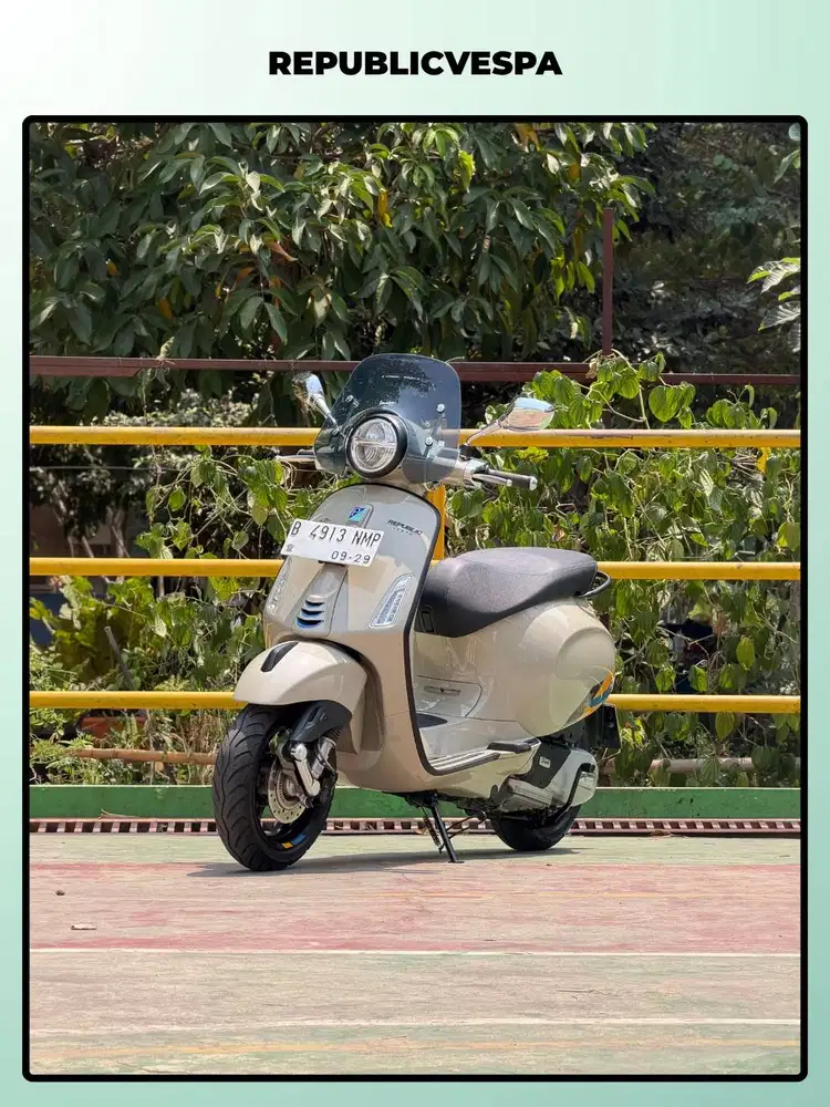 TERMURAH PIAGGIO VESPA PRIMAVERA S150 ABS LED NEWMODEL TH 2024 BEIGE