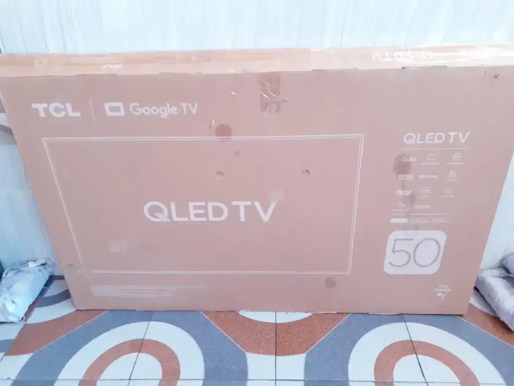 TV LED ANDROID GOOGLE TCL 50IN QLED PREMIUM DIGITAL NETFLIKYOUTUBE[S6]