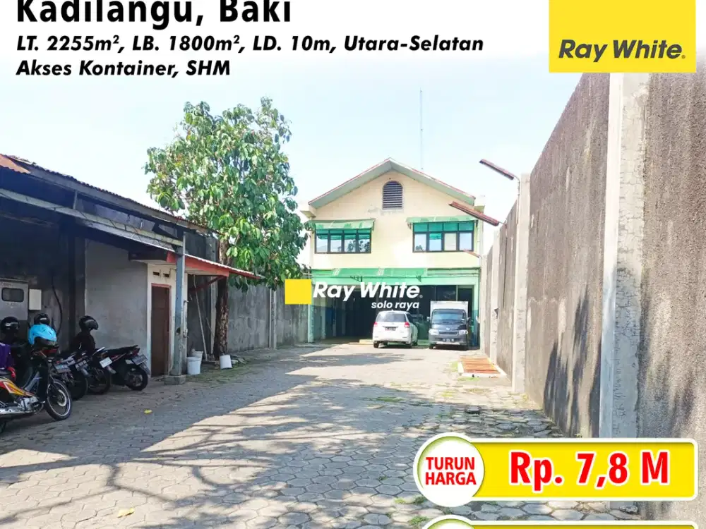 Dijual Gudang Solo Baru, Siap Pakai
