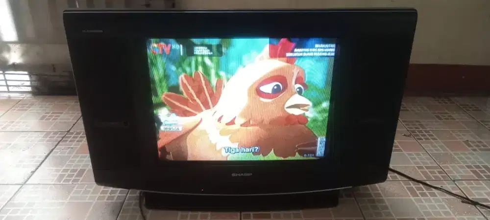 Jual tv SHARP SLIM normal 21 inc tanpa set box