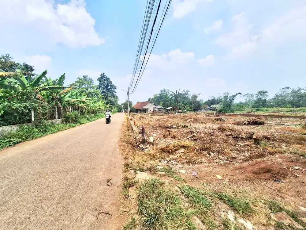 Tanah Cisauk Luas 100-an Lokasi Dekat dengan Stasiun Dan Tol