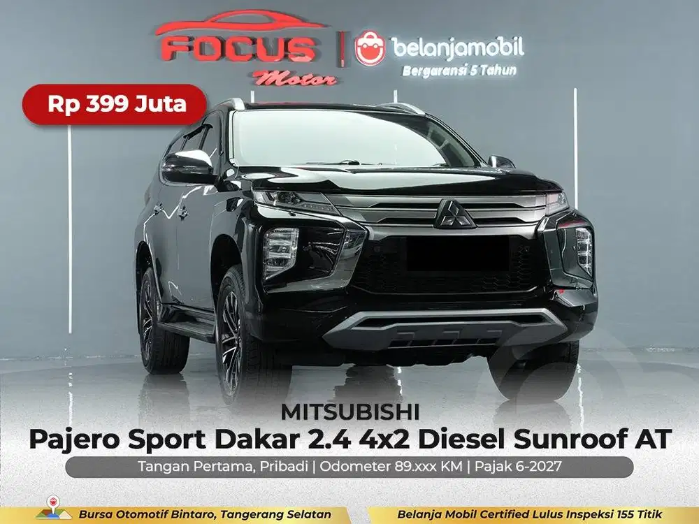[ GARANSI 5TH ] Mitsubishi Pajero Sport Dakar 2.4 AT 2021/2022/2023