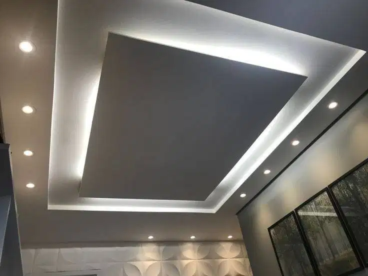 Wall Moulding Sekat Plafon Partisi PVC GRC Gypsum Jasa Tukang Pasang
