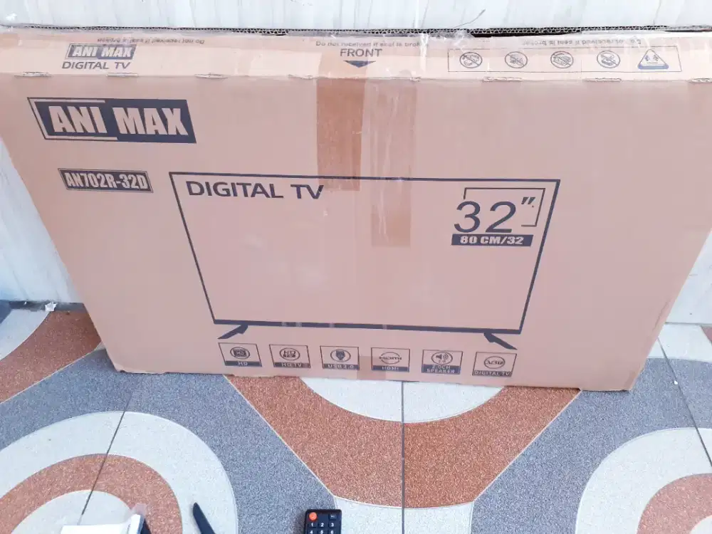 TV LED ANIMAX 32IN DIGITAL TV KONDISI NORMAL GARANSI [S6]