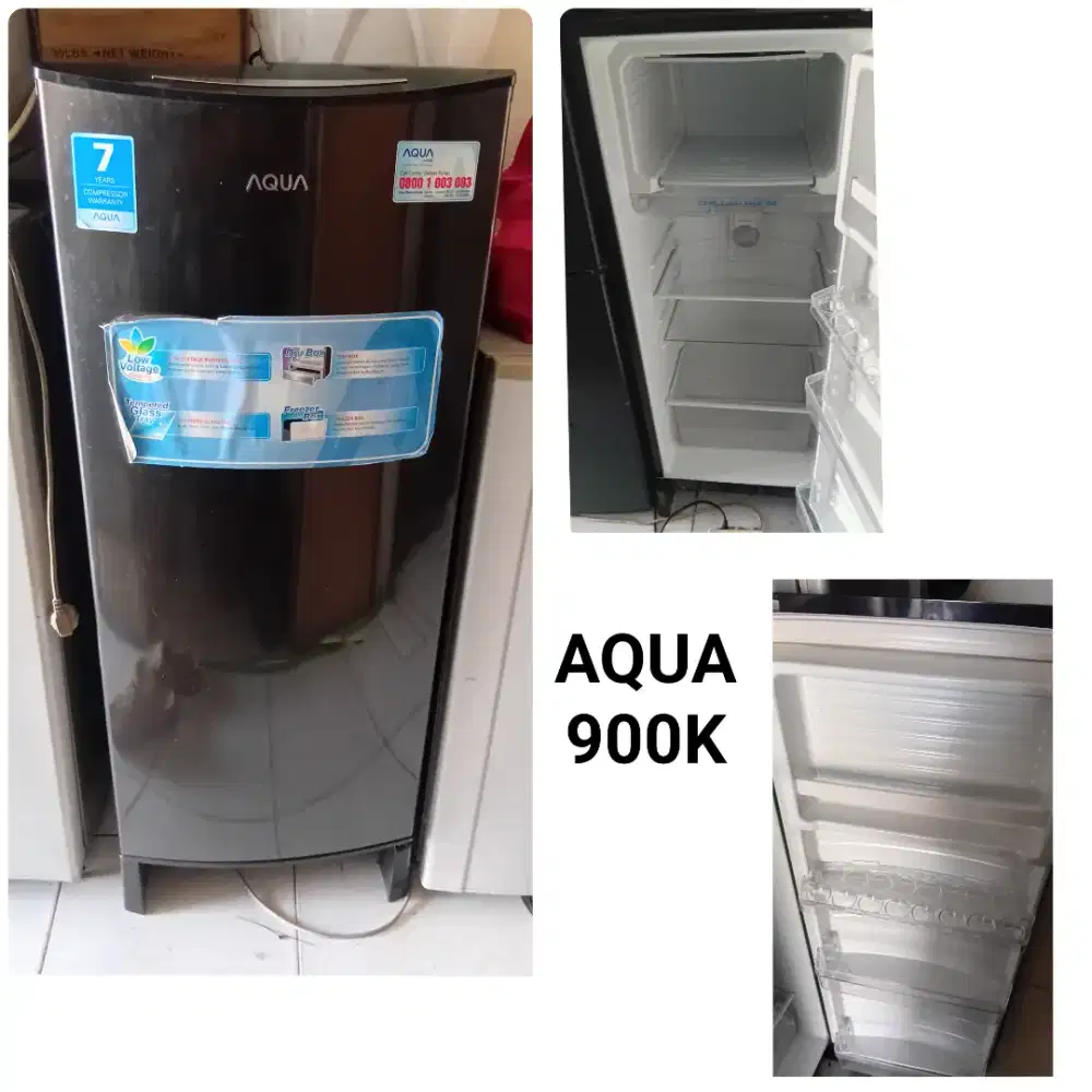 Kulkas AQUA bekas bergaransi