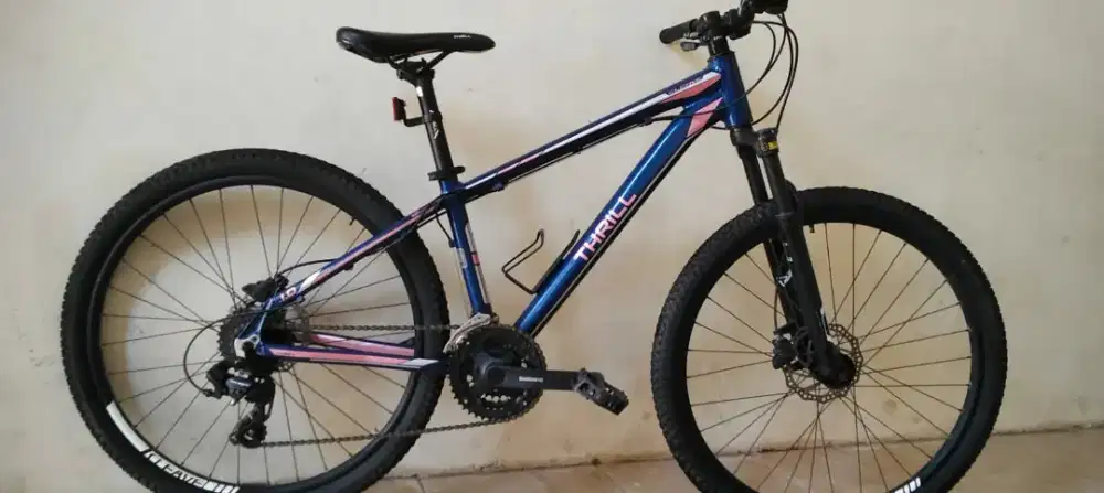 Dijual cepat murah sepada gunung Thrill cleves 1.0 frame Aoly hidrolik