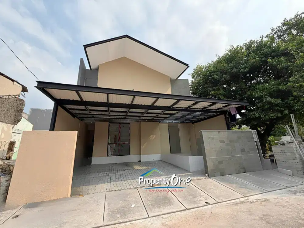 Brand New House 2 Lantai Mewah di Griya Loka, Posisi Samping Taman, Dekat Akses ke Pasmod BSD, KRL Rawa Buntu & Pintu Tol
