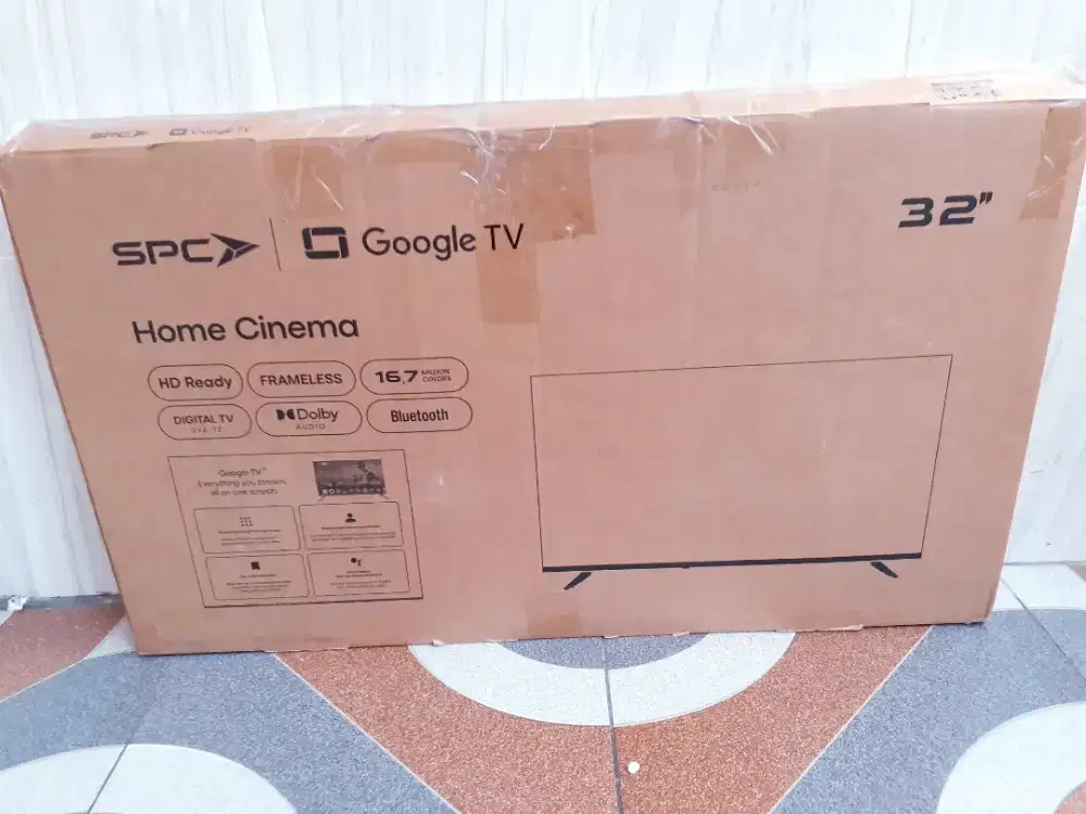 TV LED ANDROID GOOGLE SPC 32IN DIGITAL YOUTUBE NETFLIK GARANSI [S6]