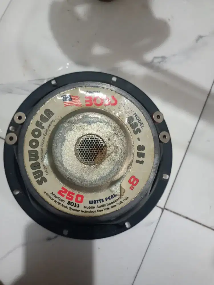 Subwoofer double coil 8 inc merk AMERICAN BOSS