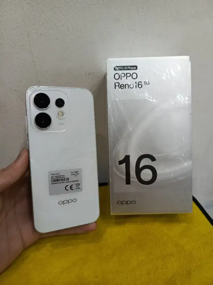 Oppo Reno 16 5G 8/256 Masih Baru, Cuma open box, garansi setahun