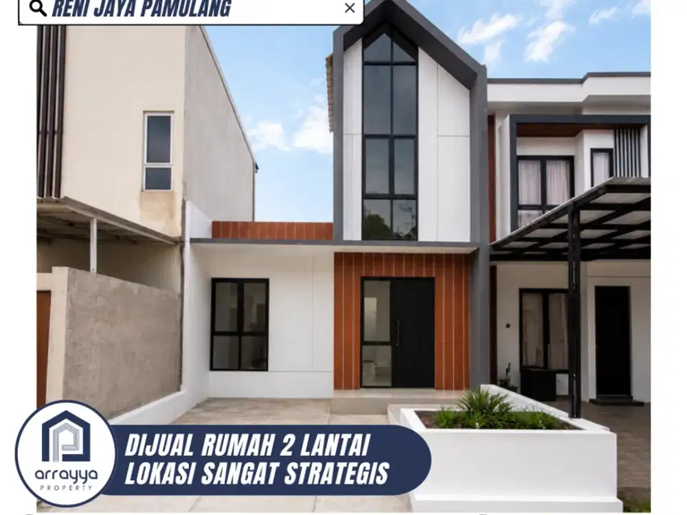DIJUAL RUMAH CANTIK SIAP LINGKUNGAN ASRI DI RENI JAYA PAMULANG (MR36/MD)