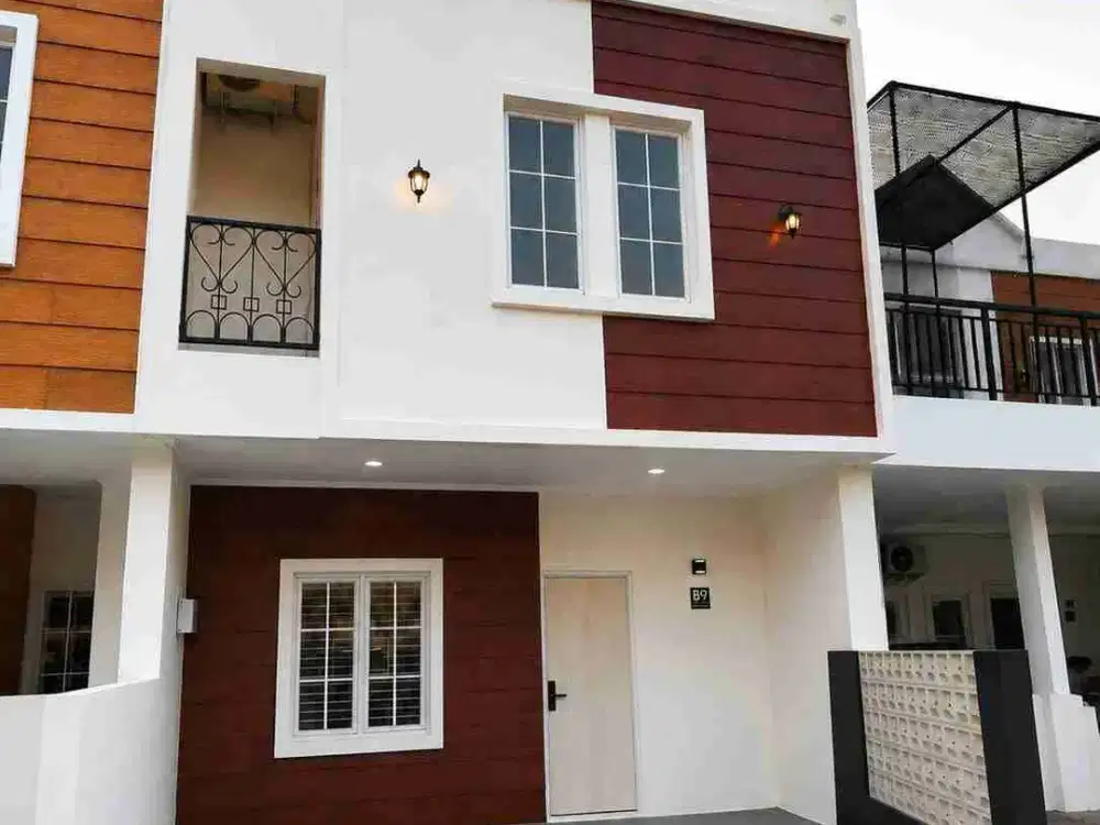Dijual Rumah Baru 2 lantai, strategis, akses jalan 2 mobil, sejuk dan Cinangka, Depok