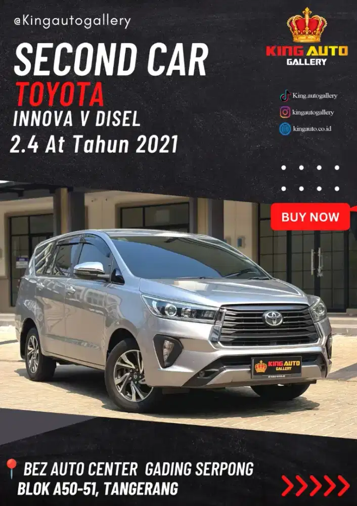 (KM 24 RB)Innova V Luxury 2.4 Diesel 2021