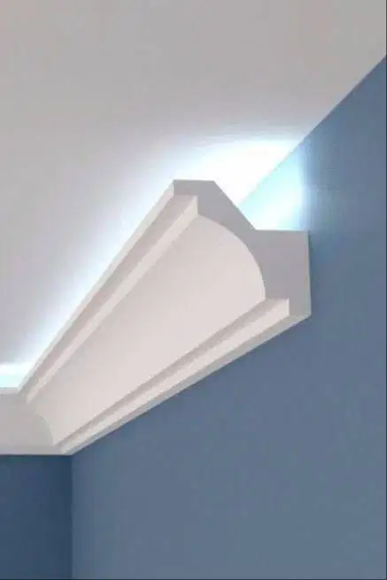 Sekat Plafon Partisi PVC GRC Gypsum Jasa Tukang Pasang Wall Moulding