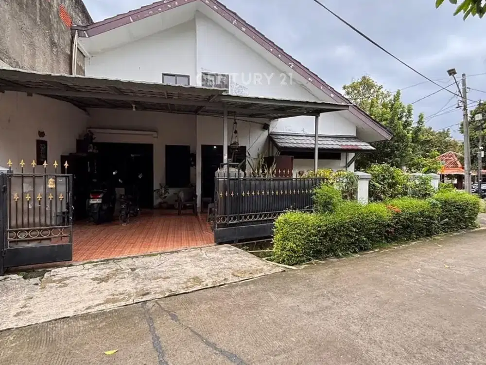 Posisi Hoek Asri Depan Taman, Rumah 1 Lantai di Bukit Pamulang ND-19078
