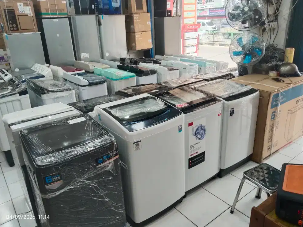 Kredit mesin cuci resmi, Tanpa DP, Syarat cukup ktp.
