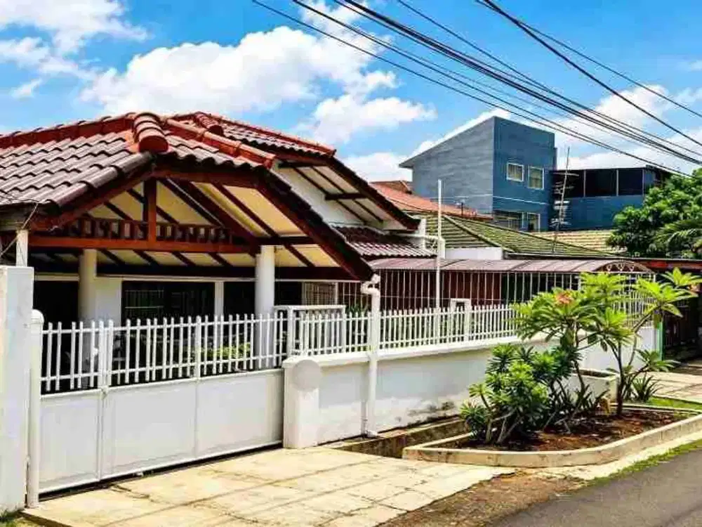 BAWAH PASARAN ! LUAS 291 RUMAH KAYU PUTIH JAKARTA