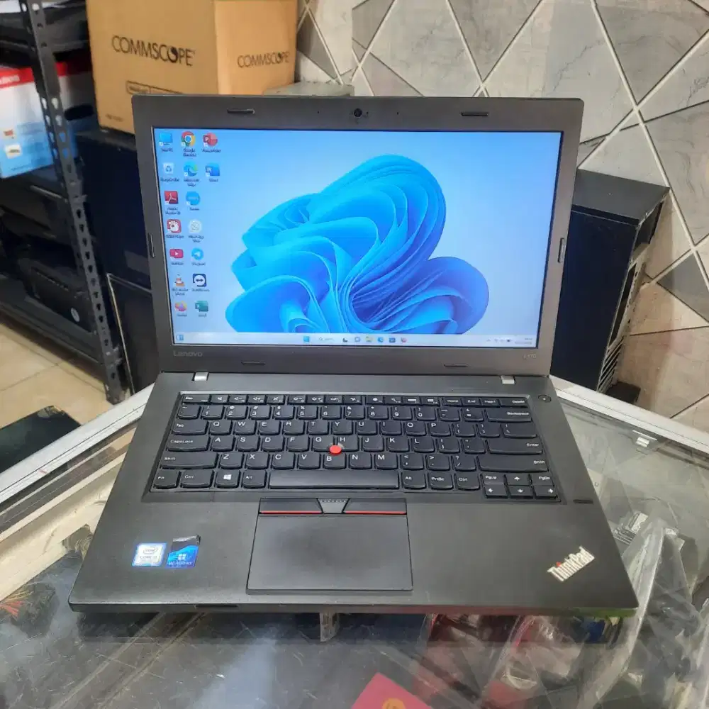 Thinkpad L470, Core i5 Gen 7, RAM 4GB, SSD 128GB, Layar 14 inch