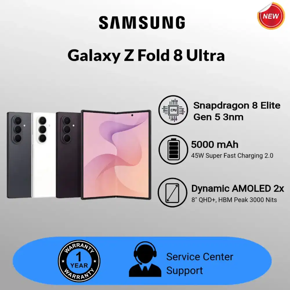 Samsung Galaxy Z Fold 8 Ultra 256gb Resmi 1th SEIN