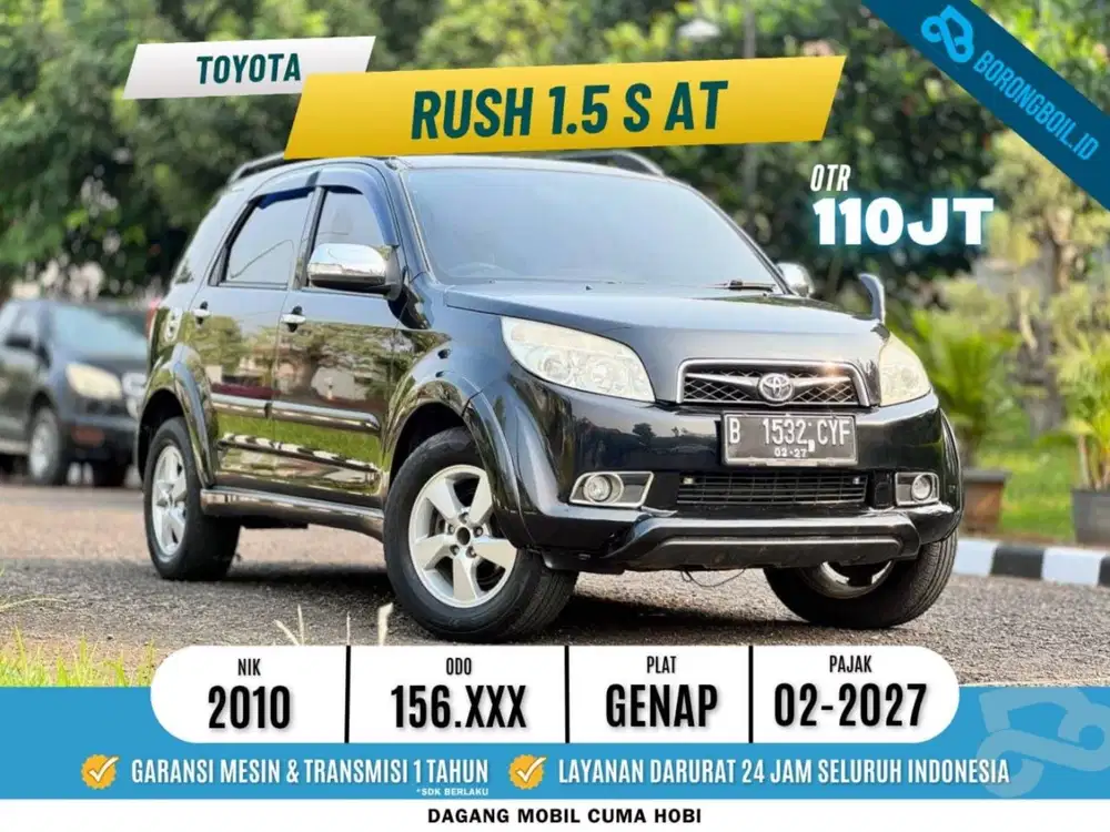 Rush 1.5 S AT 2010 Hitam