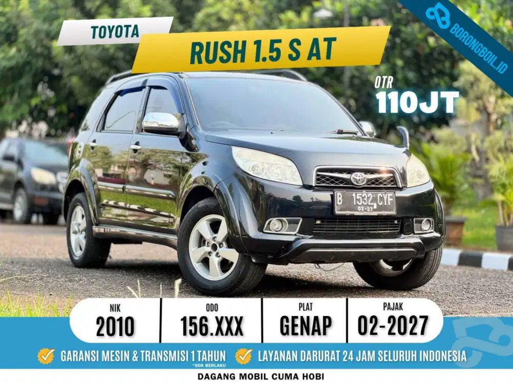 Termurah Rush 1.5 S AT 2010 Hitam