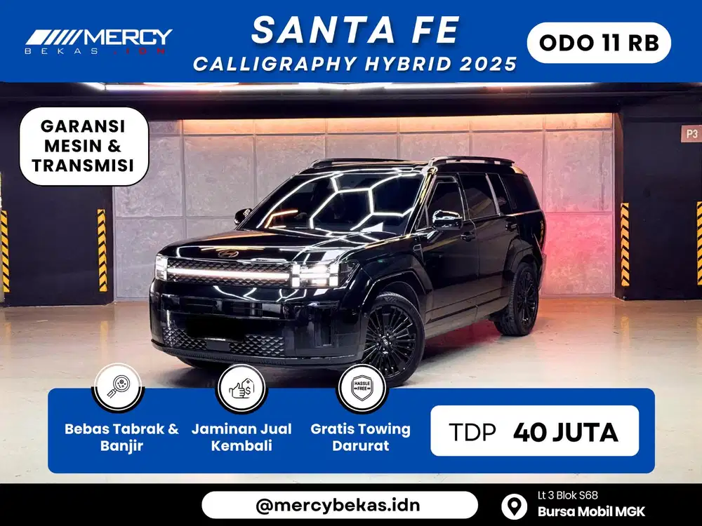 KM 11 ribu Hyundai Santa Fe Calligraphy Hybrid 2025
