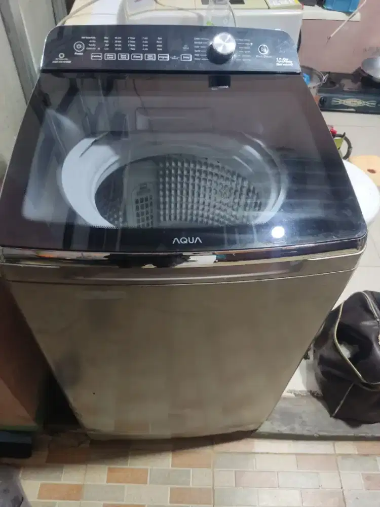 Mesin cuci aqua otomatis 10.5kg normal