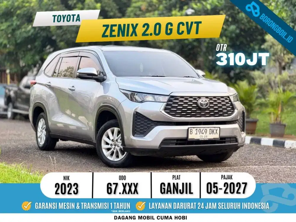 Termurah Zenix 2.0 G cvt 2023 Silver Metalik