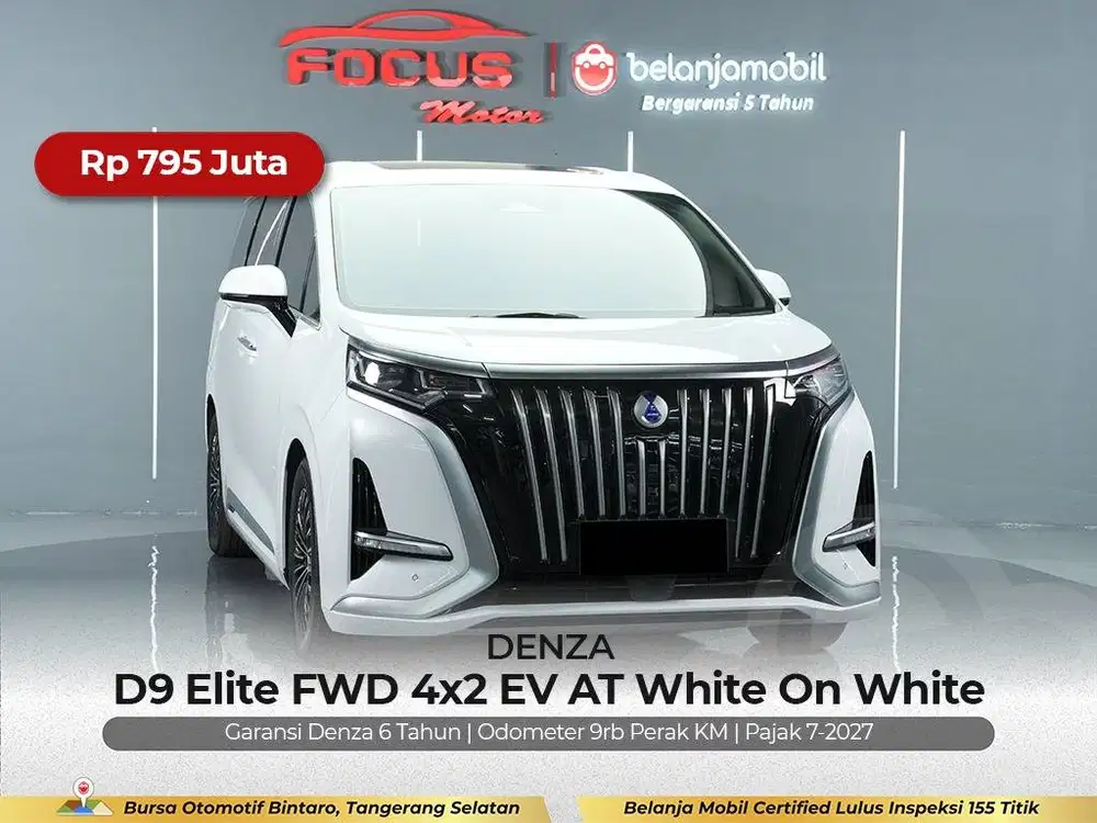 [ LOW KM 9RB ] Denza D9 D 9 Elite FWD 4x2 EV AT 2024/2025/2026