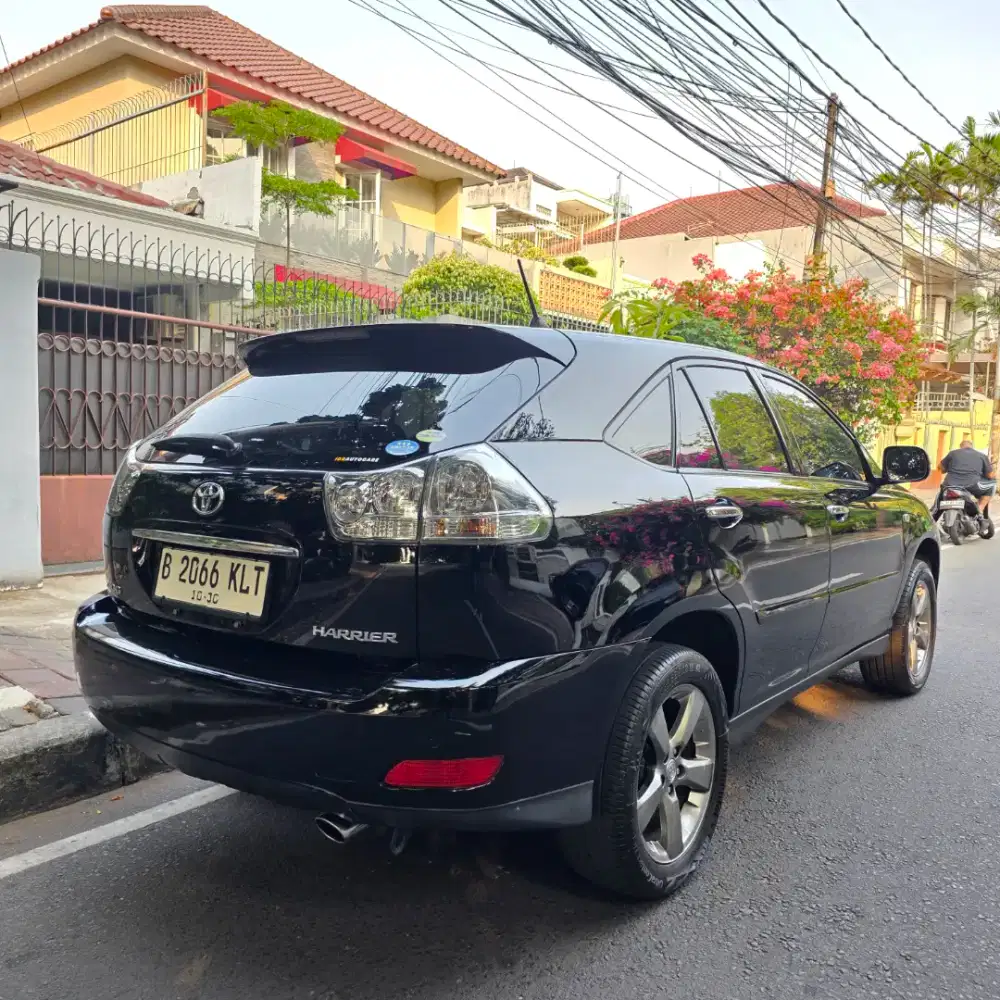 Langka Barang Spt Ini. Toyota Harrier LPrem 2009 Hitam. Low KM