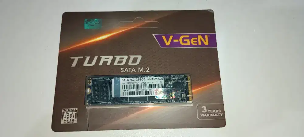 SSD NVME M.2 SATA 256Gb Baru