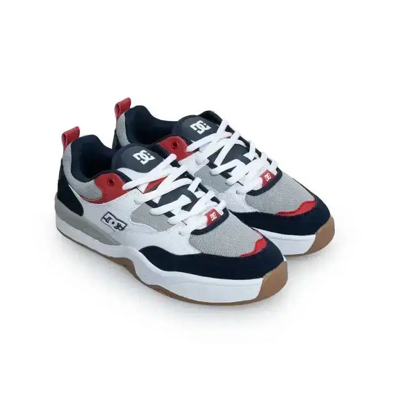 Sepatu DC Ascend White Navy Red Original