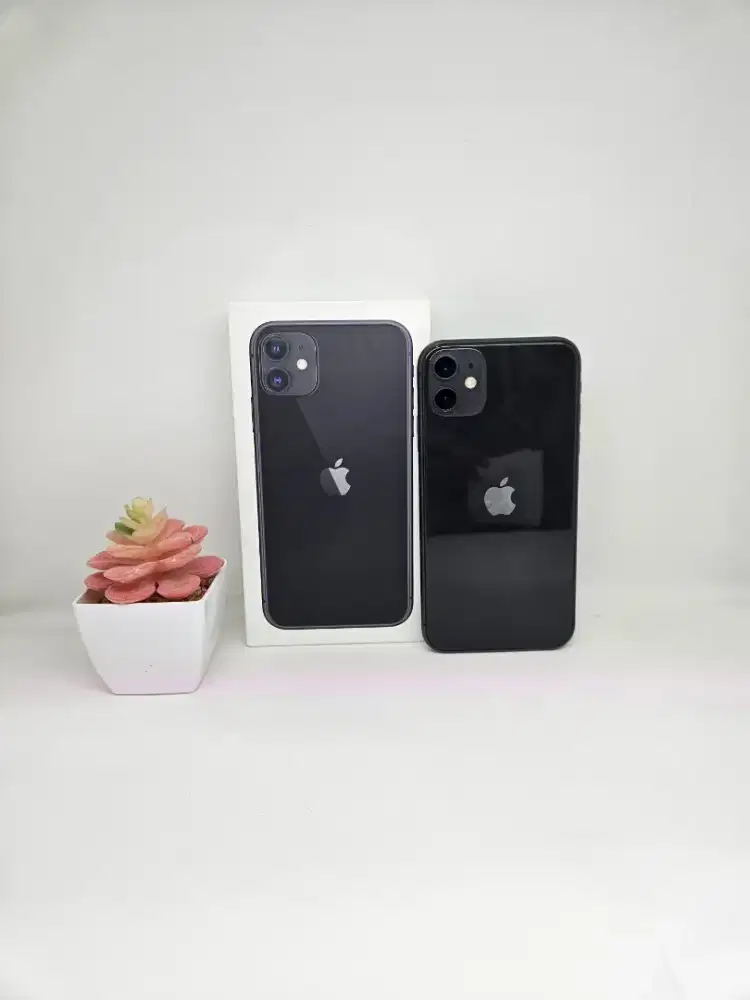 iPhone 11 64GB BH 77% (Black) ex Resmi PA/A