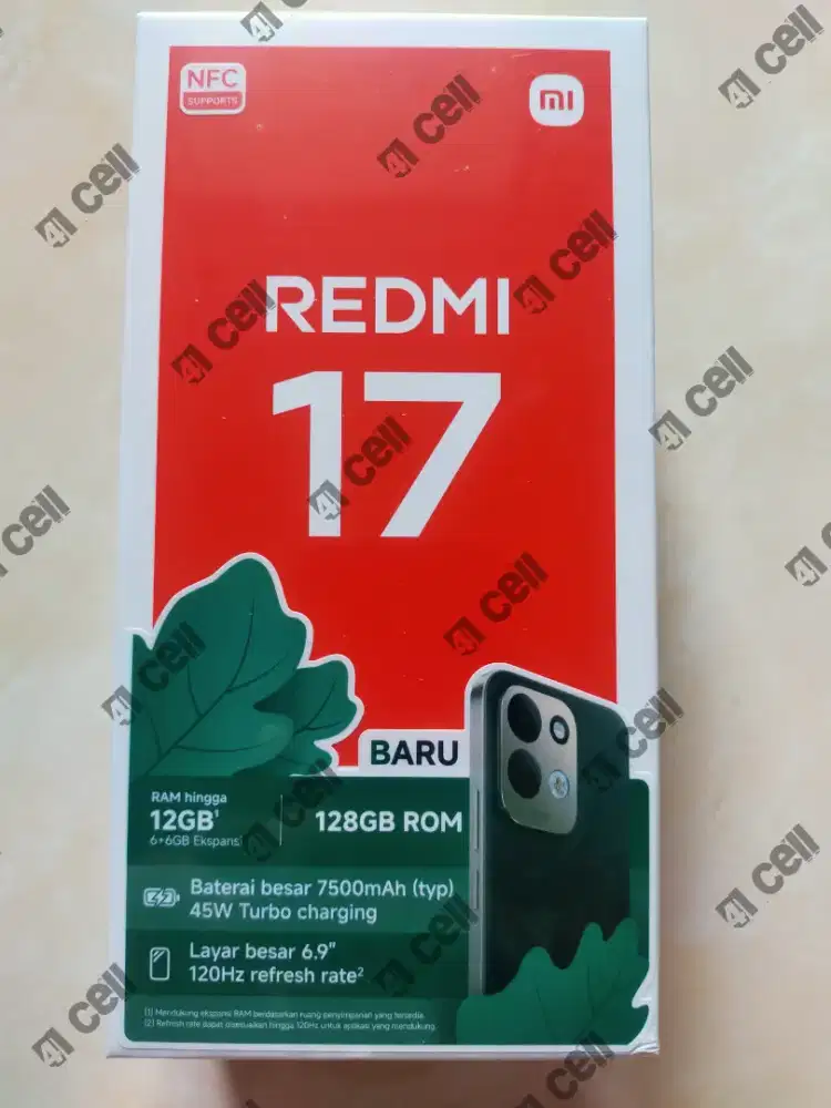Redmi 17 ram 6/128 100% baru Termurah