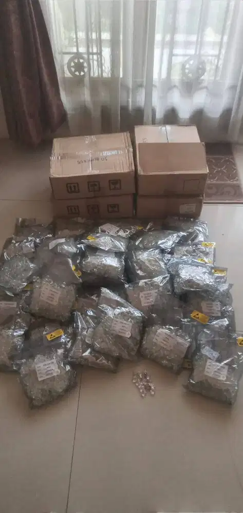 BORONGAN ALL-IN 40 Pack Lampu LED 10mm Putih Transparan (10.000 pcs)