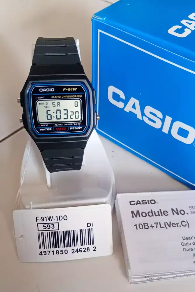 Casio F-91W Series Kondisi Baru