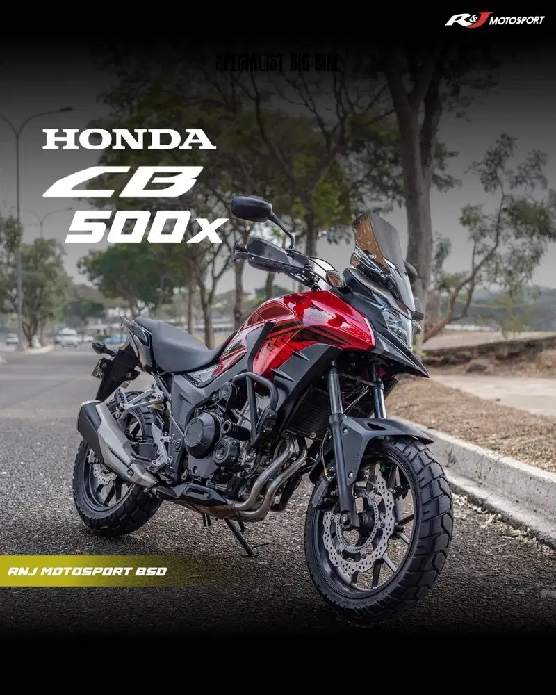 (Full Paper) Honda CB500X Nik 2018 KM 9.000an Original Exhaust