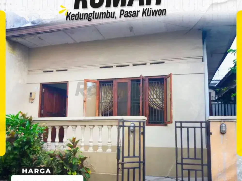 DIJUAL RUMAH LUAS & STRATEGIS DI KEDUNGLUMBU, PASAR KLIWON, SURAKARTA