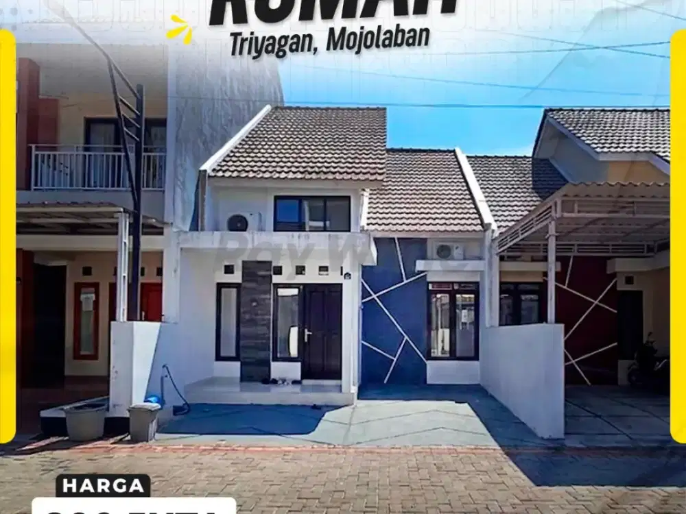 DIJUAL RUMAH MINIMALIS MODERN FURNISHED DI PERUM SAFIRA TRIYAGAN, MOJOLABAN, SUKOHARJO