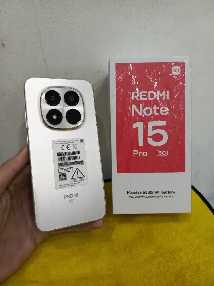 Xiaomi Redmi Note 15 Pro 5G 8/256 Masih Baru, Cuma open box, garansi