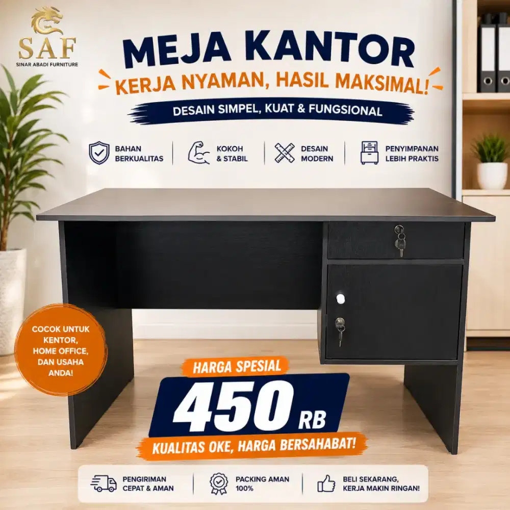 Promo meja kantor Reject toko