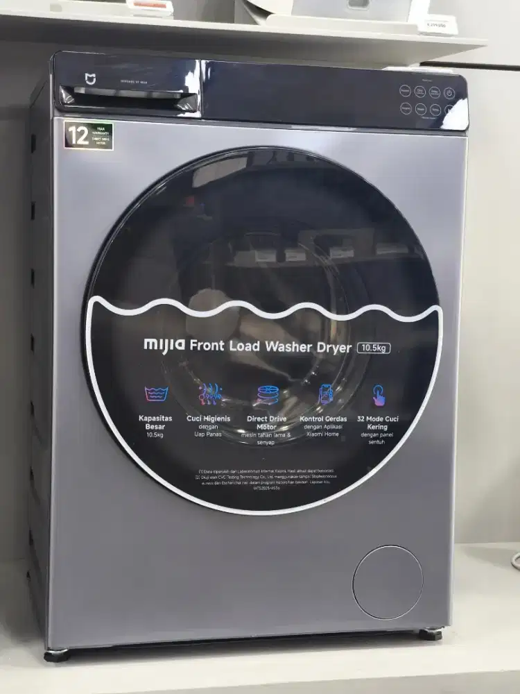 Mijia Front Load Washer Dryer 10.5KG (New, Bebas Biaya Pengiriman)
