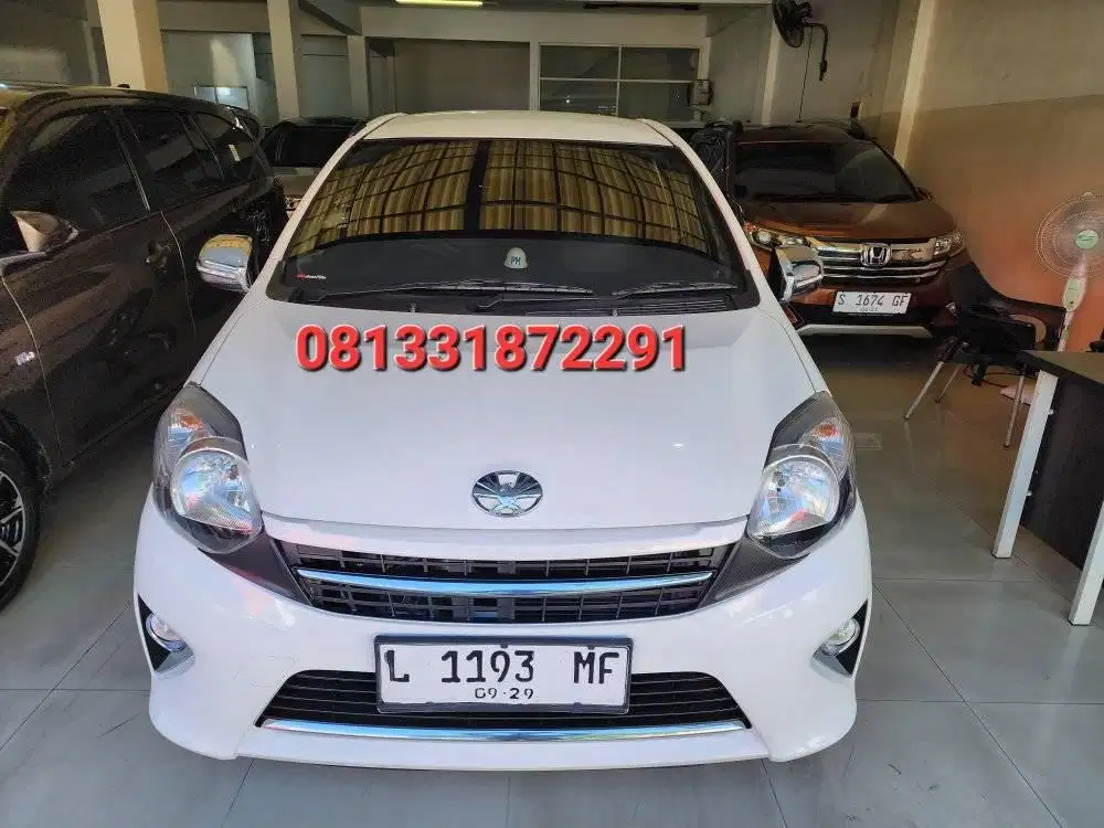 TOYOTA AGYA 1.0 G MANUAL 2014 PUTIH KILOMTER 13 RIBU ORIAN ASLI